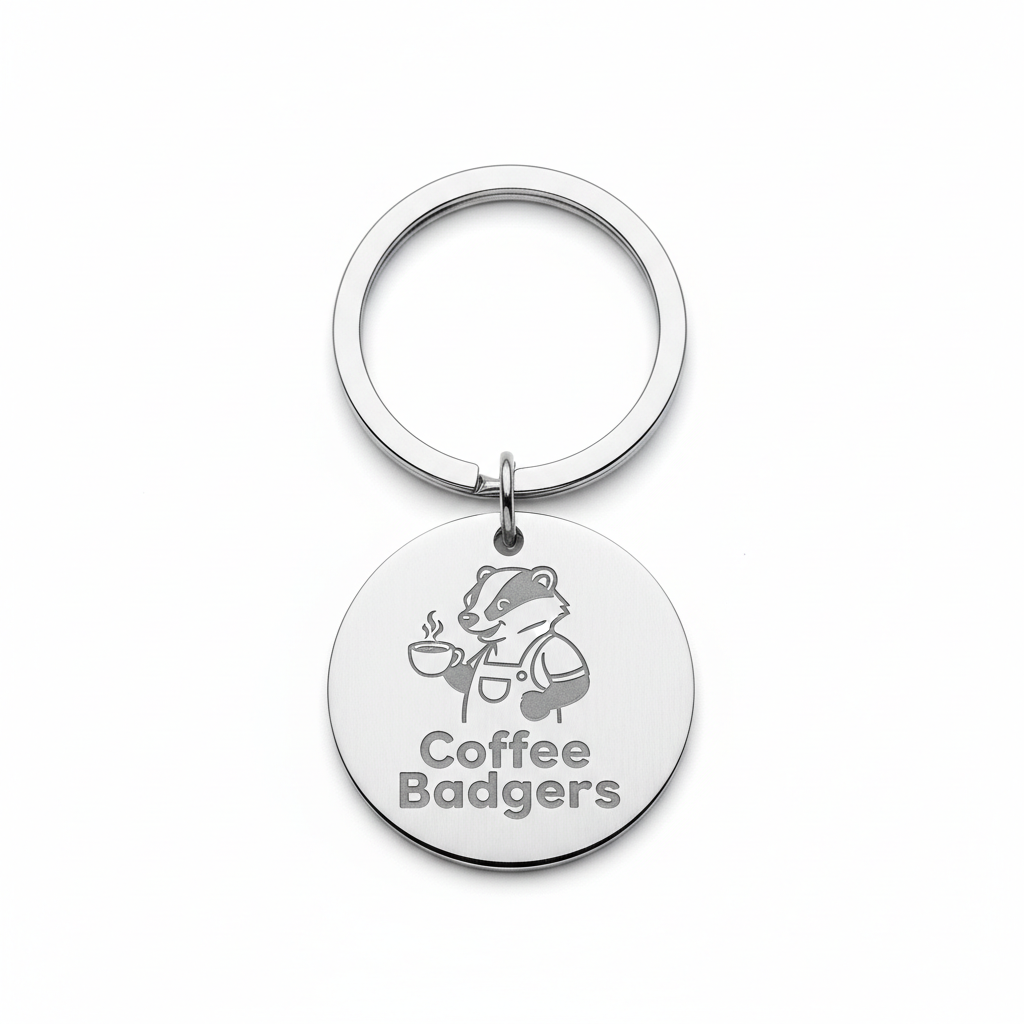 Coffee Badgers Keychain