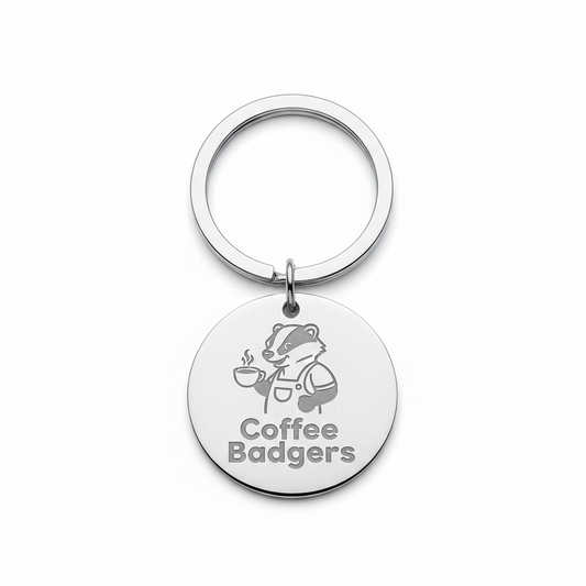 Coffee Badgers Keychain